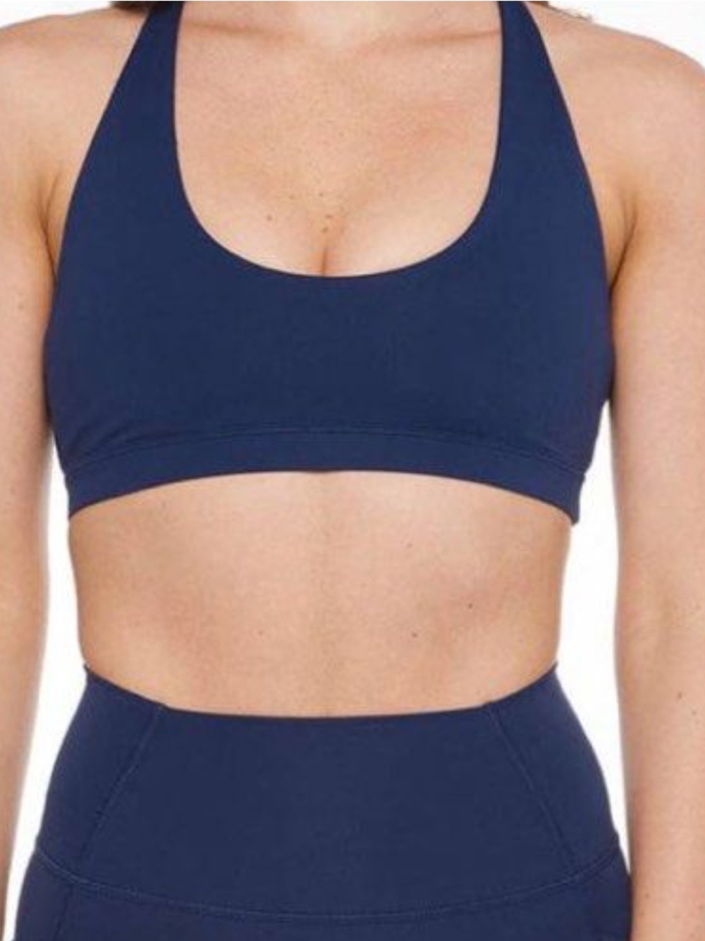 Crop Shop Boutique CSB Activluxe Aly Crop in Navy Blue. Women’s Large